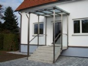 Überdachung aus Edelstahl